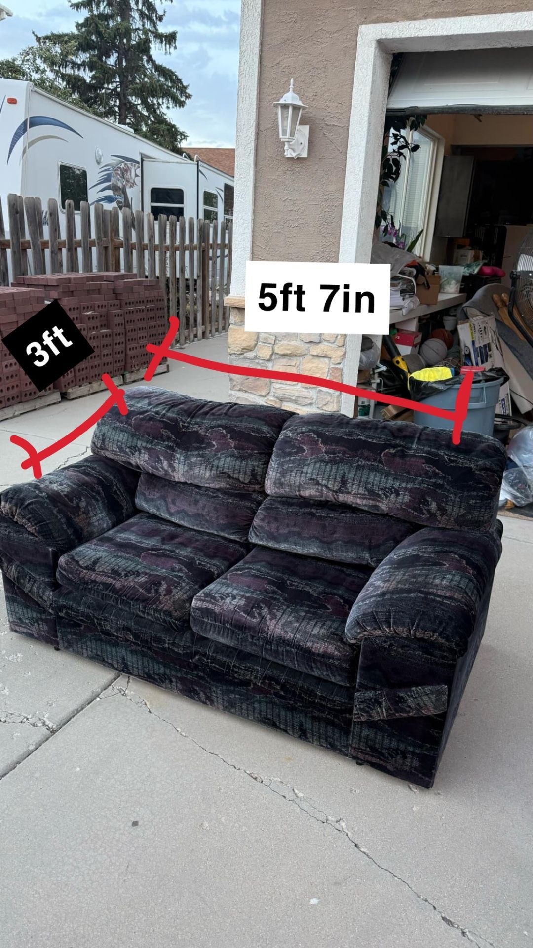 Vintage Couch & Loveseat