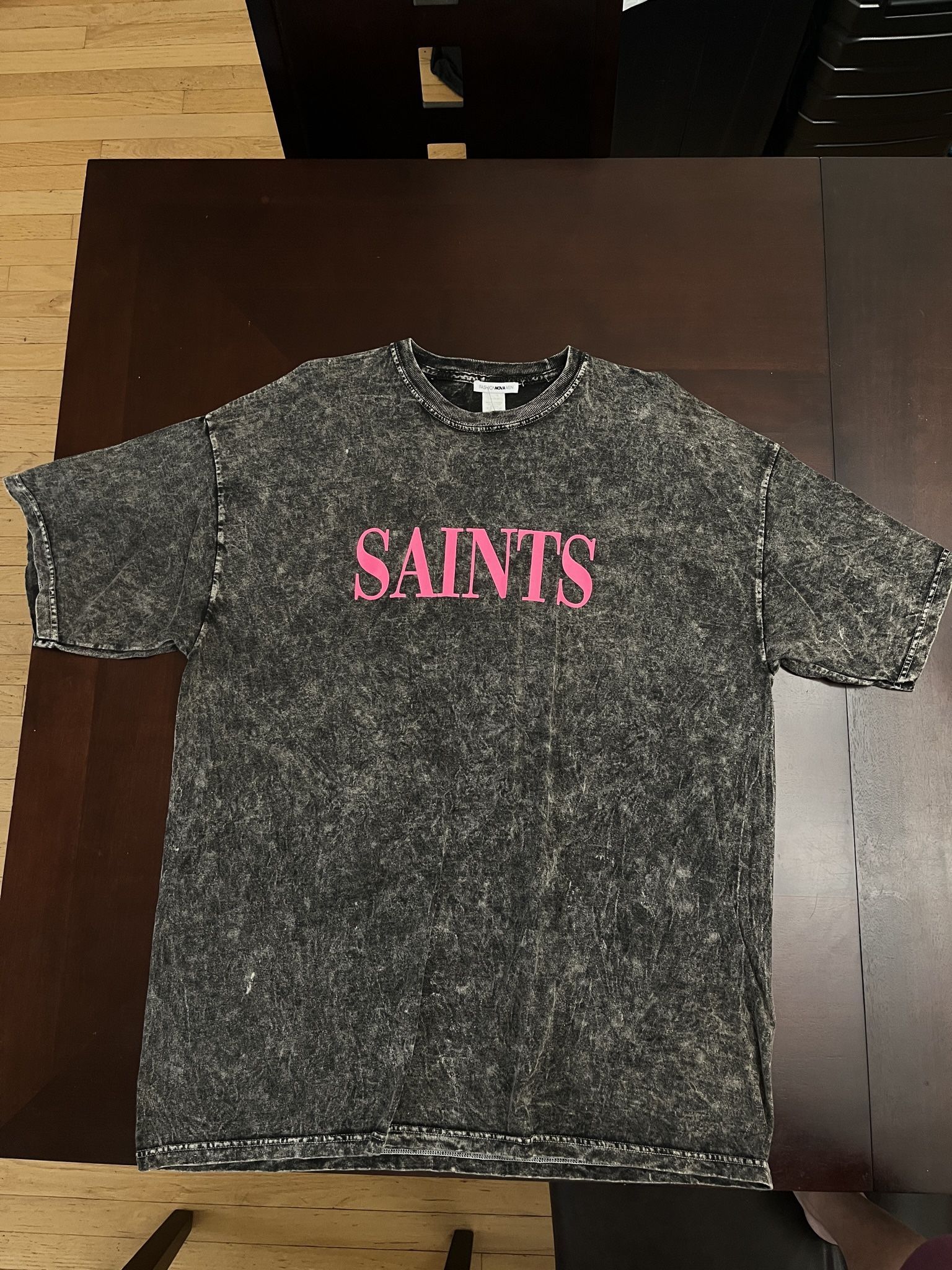 Saints Washed Grey Tee