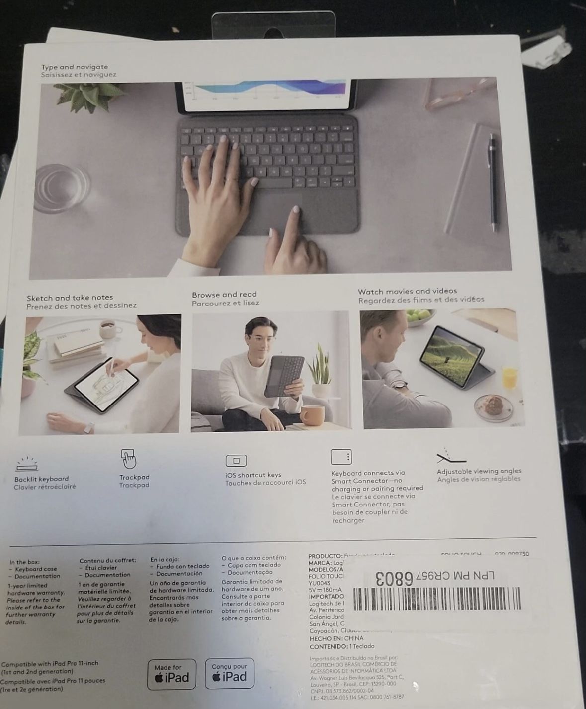 1980s Pasargad Persian Kashan RugLogitech Folio Touch Keyboard + Smart Connector For iPad Pro 