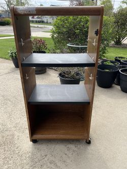 Living room open cabinet