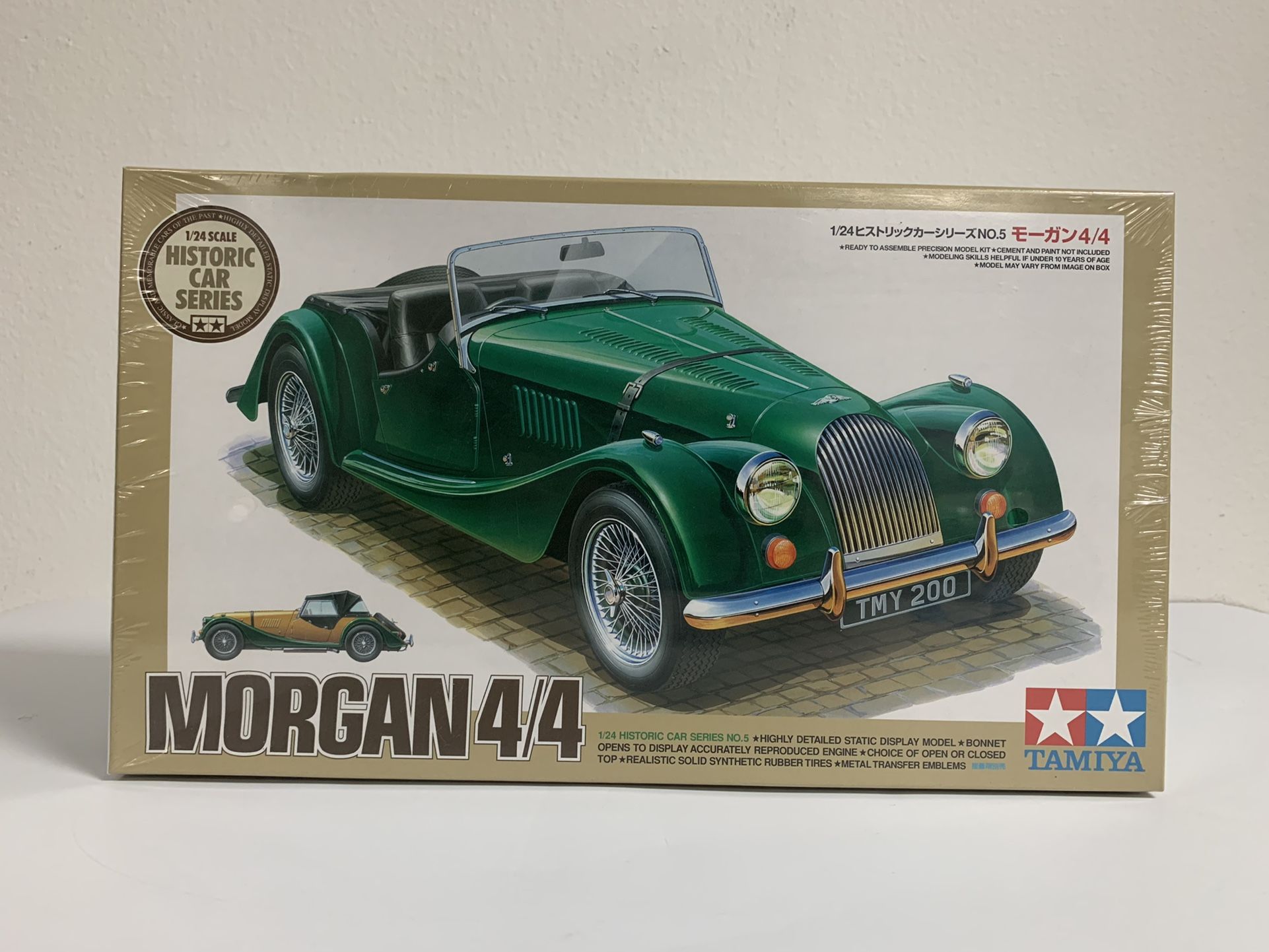 Tamiya Morgan 4/4 ~ 1/24 Scale Historic Car Series #5 ~ 89656*2200 ~ SEALED