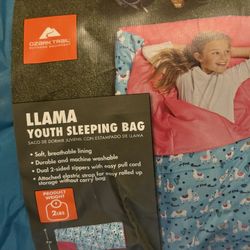 Llama Youth Sleeping Bag 