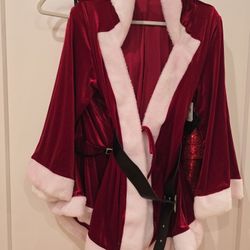 Santa Baby Doll and Santa Rope, Size Medium.