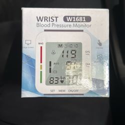Wrist. Blood Pressure Monitor.