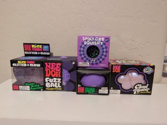 Nee Doh & J'adore  Squishy Toy Bundle Set of 5