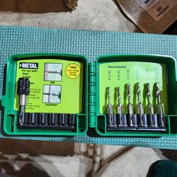 Greenlee Drill & Tap Bit Set, 6-Piece