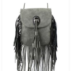New Fringe Faux Suede Handbag