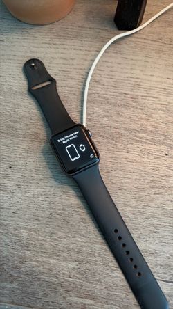 Apple Watch with Black Sport Band