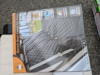 Back seat cover for cars for pets