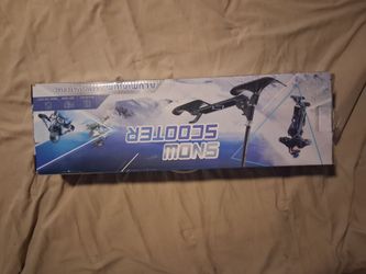 Snow scooter with an Aluminum Frame