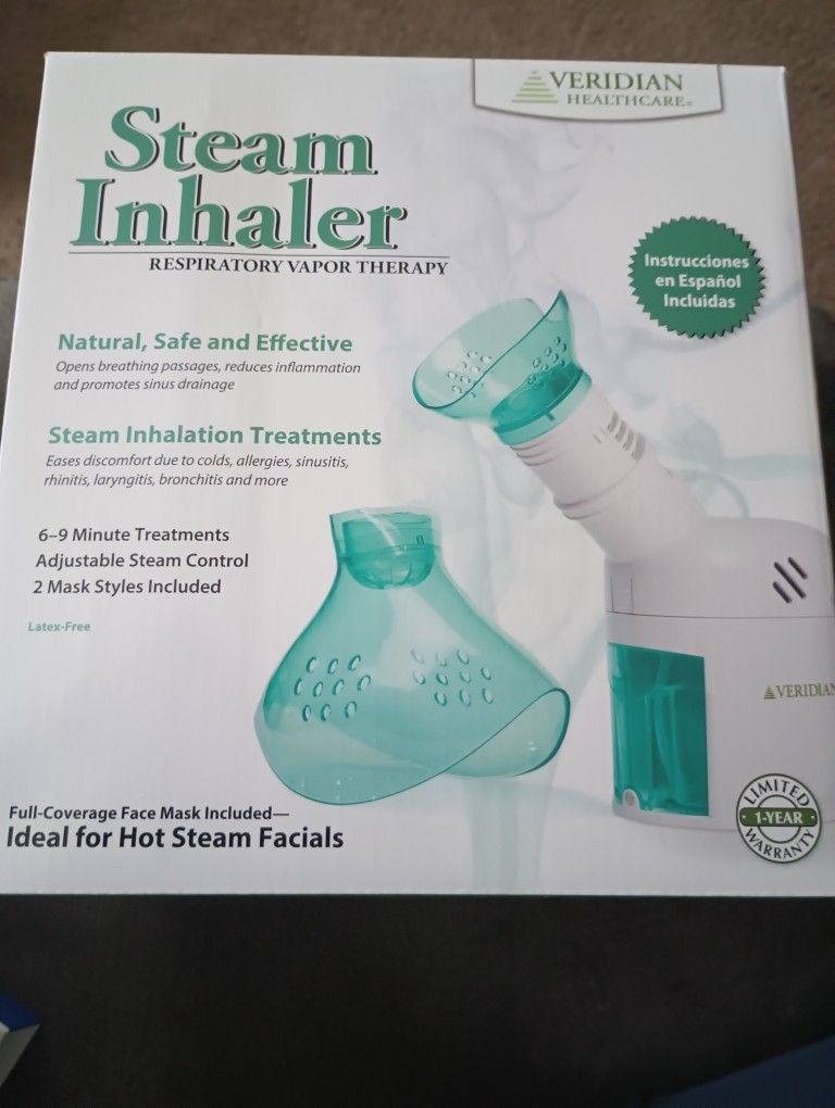Steam Inhaler Respiratory Vapor Therapy/ Hot Steam Facial Treatment