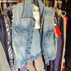 Women's Denim Vest