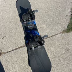 158cm Burton Bullet Snowboard With Bindings 