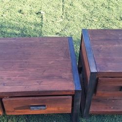 Real Wood Rustic Barnhouse Set Stands