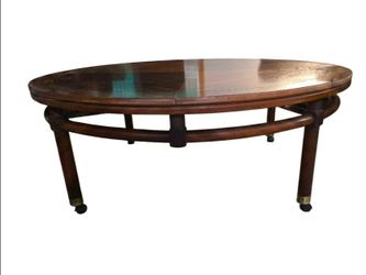 Authentic Mid-Century Modern 46" Circular Coffee Table – Stamped Sep 1959