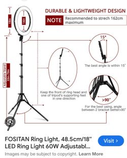 18” light  Ring for Photography