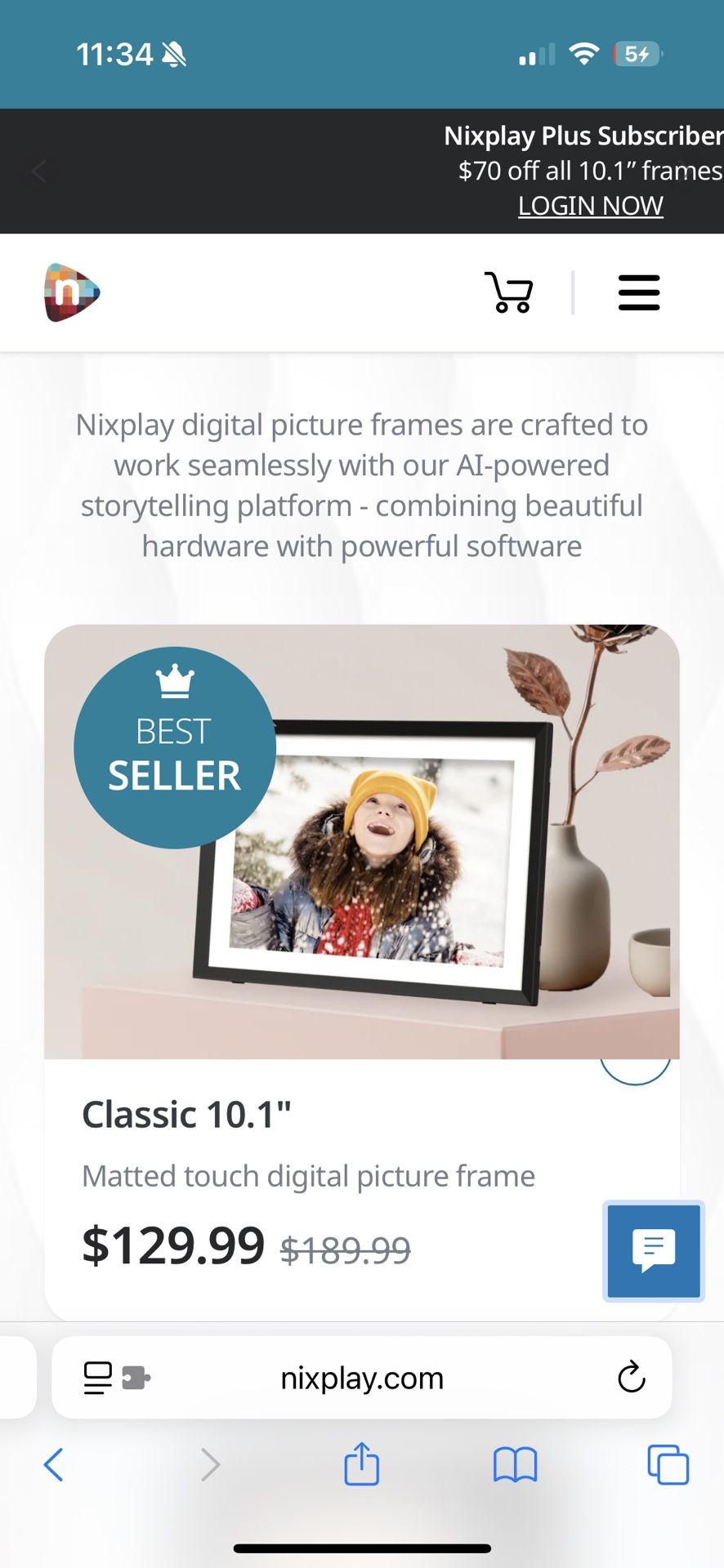 Nixplay Digit Picture Frame