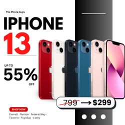🔥 iPhone 13 for $299 – Take it Home for Just $1