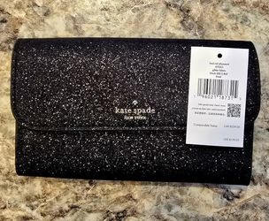 Kate Spade Never Been Used Glitter Wristlet With Original $200 Tag
