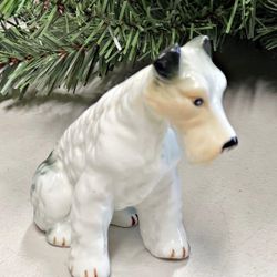 Vintage Dog Porcelain Figurine