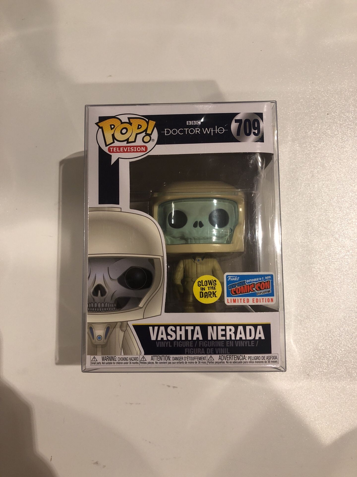 Funko Pop Doctor Who Vashta Nerada GITD NYCC Sticker