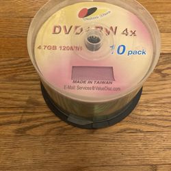 DVD + RW 4 X 10 Pack Of 50 PCs