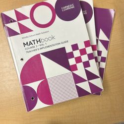 Carnegie Course 3 (8th grade/PreAlgebra Curriculum)