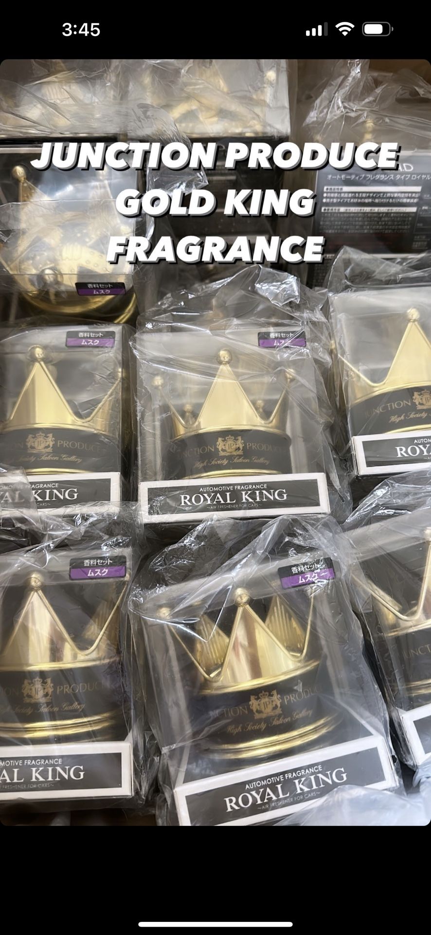 Authentic Junction Produce Gold King Fragrance