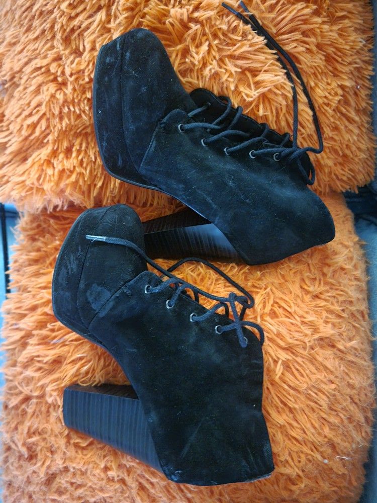 Shoes/Heels 4inch Lace-up