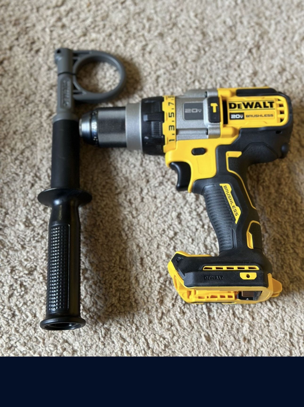 Dewalt 20v Flex volt Advantage Hammer Drill TOOL ONLY