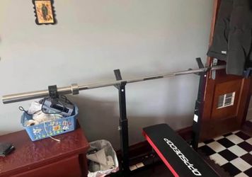 Bench also comes with a bar