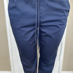 GAP Women’s Navy Blue Twill Jogger Size XL