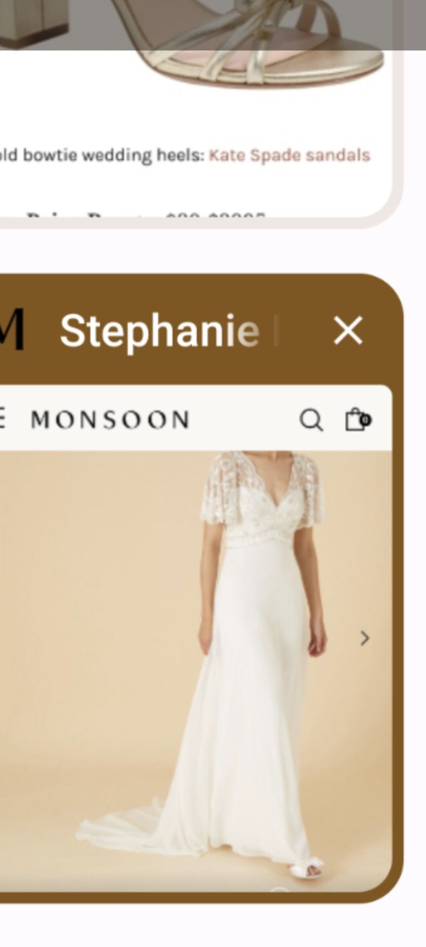Monsoon Wedding Dress