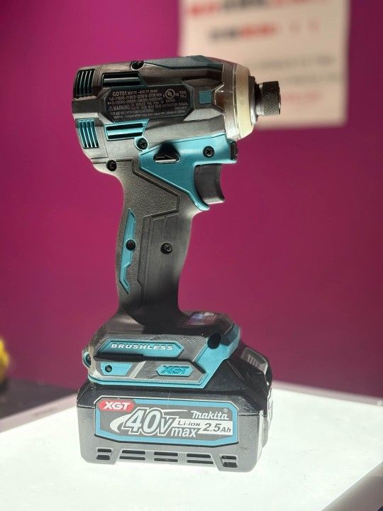 Makita BL Motor Drill With 1 40-Volt Battery(Charger Not Included)