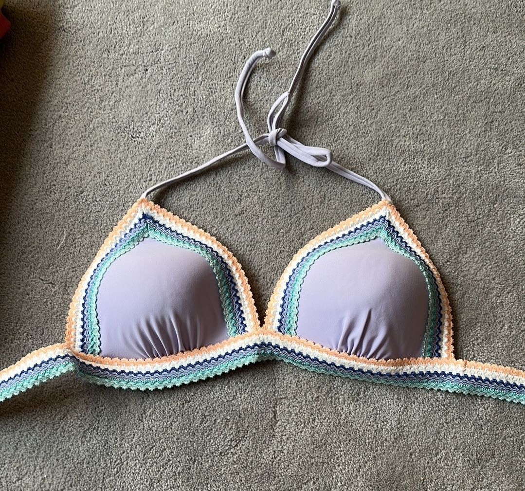 Lavender Bikini Top Size L