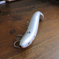 VINTAGE LURE! OLD HEDDON COUSIN-2 IN SHAD! 3 1/2”STUNNING COLORS! A MUST HAVE!