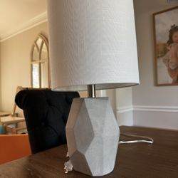 Grey Table Lamp