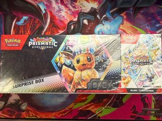 Pokémon Prismatic Evolutions Booster Bundle + Surprise Box Bundle