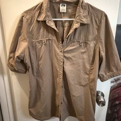 Patagonia Women Large Size 14 Brown