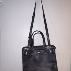 Calvin Klein Roxy Leather Tote w/Detachable Shoulder Strap NWOT