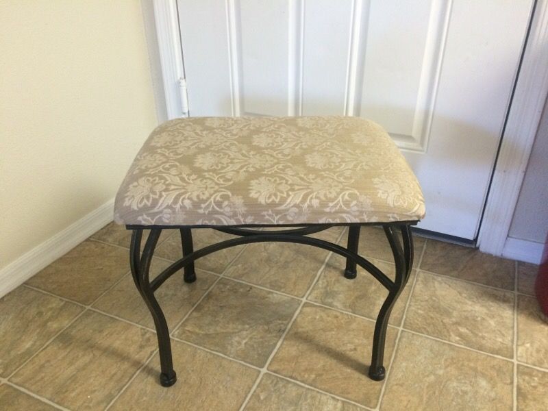 Vintage-gold/black legs wroth iron