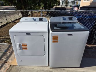 Maytag washer and dryer open box 500dls