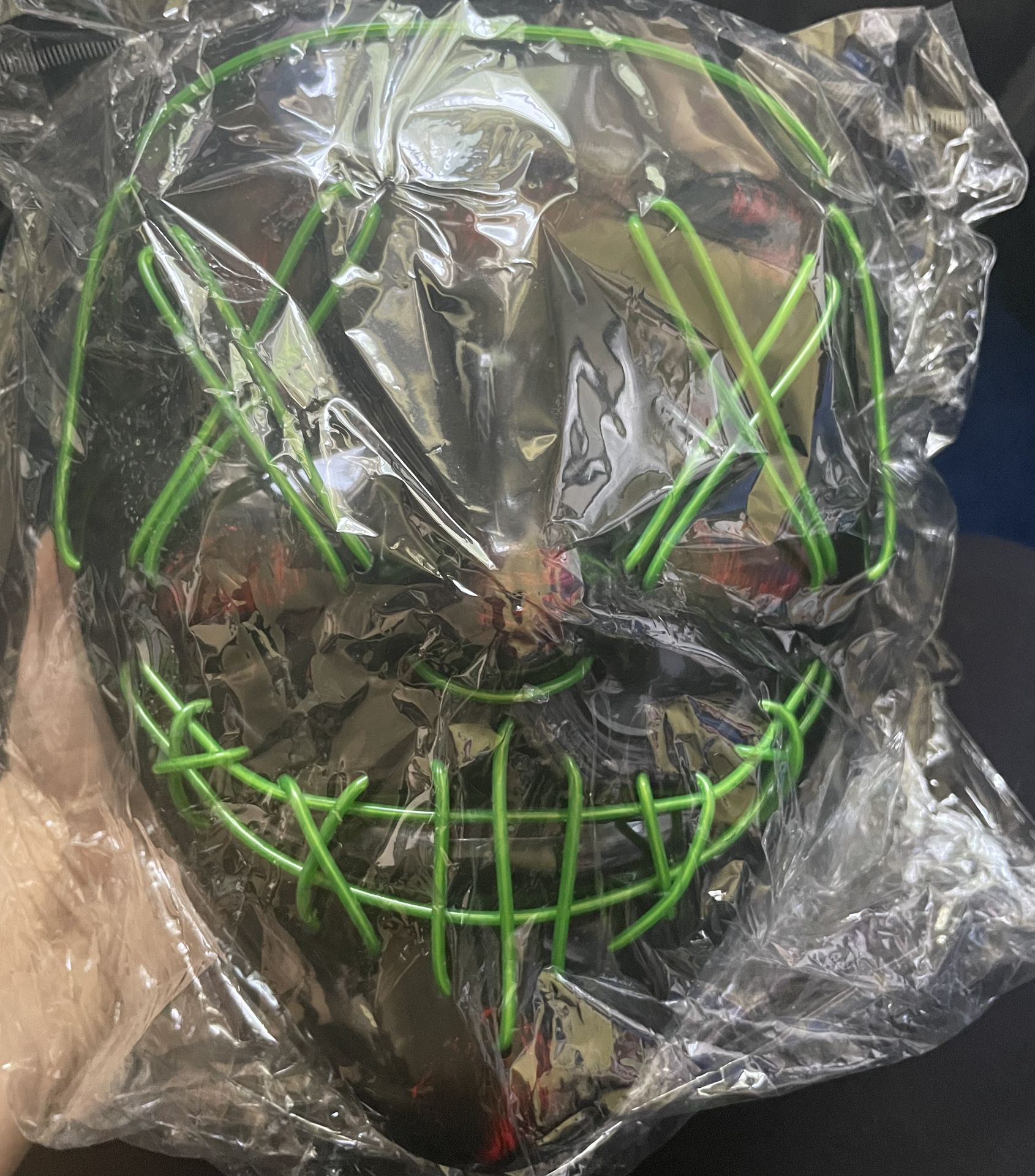 Cosplay Purge Inspired Light up mask 