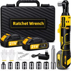 [NEW] Ratchet Wrench 3/8 45Ft-lbs 21v 2Ah x 2