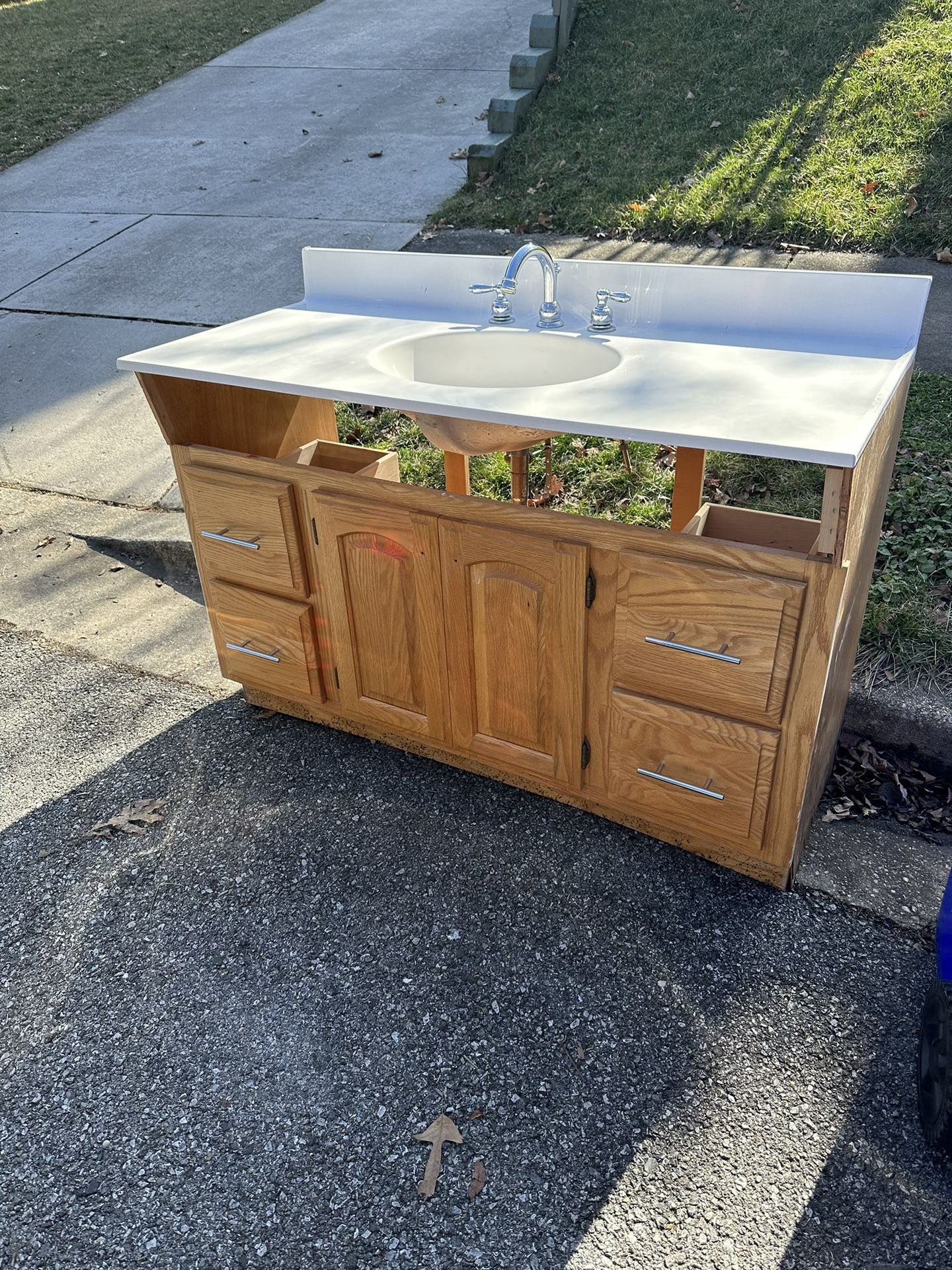 Bathroom Cabinets Oak Wood 