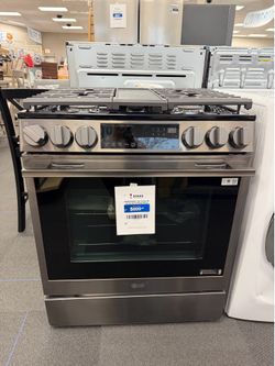 MBM62008041 Gas Range W/ Air Fry Stove/Range Black