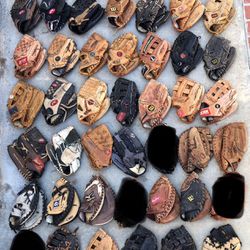 Baseball Gloves  $30 Each Firm! Have More Baseball and Softball Equipment Available On My Profile Page