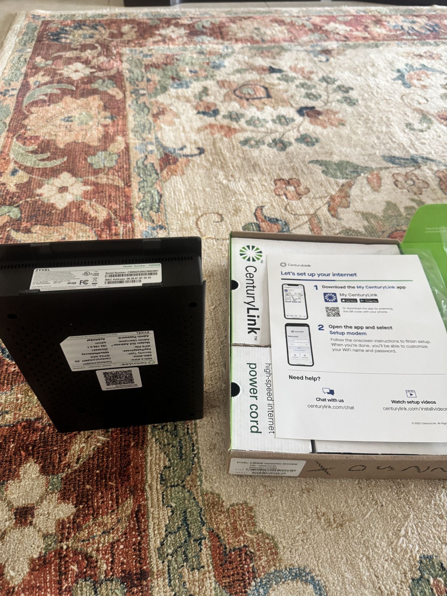 Working Pre-owned Modem C1100 Z Century Link