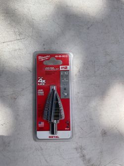 Milwaukee number 12 step drill