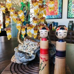 Traditional Japanese Kokeshi Dolls